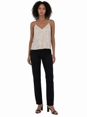 Kut From The Kloth ($160) Mia High Rise Straight Fit